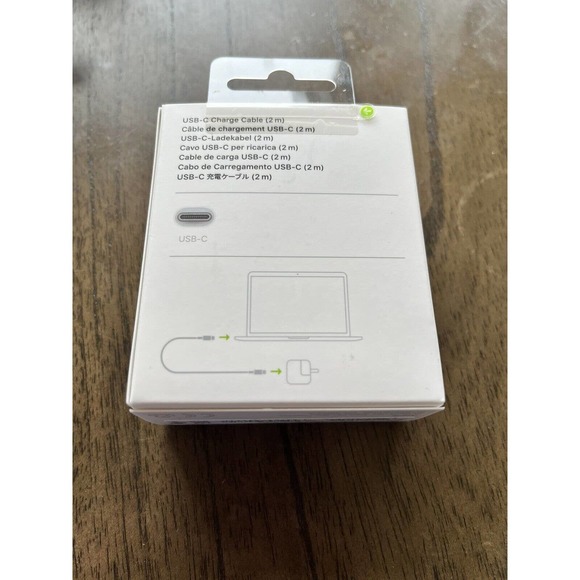 New Apple USB-C to USB-C Cable MacBook Pro Air Charger 2m - 100% Genuine - Picture 3 of 5